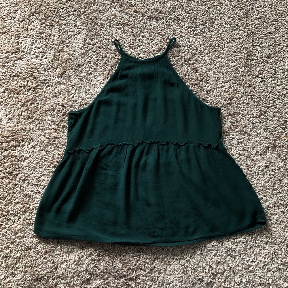 American Eagle High-Neck Emerald Green Tank